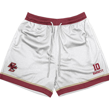 Boston College - NCAA Women's Soccer : Tess Barrett - White Shorts-0