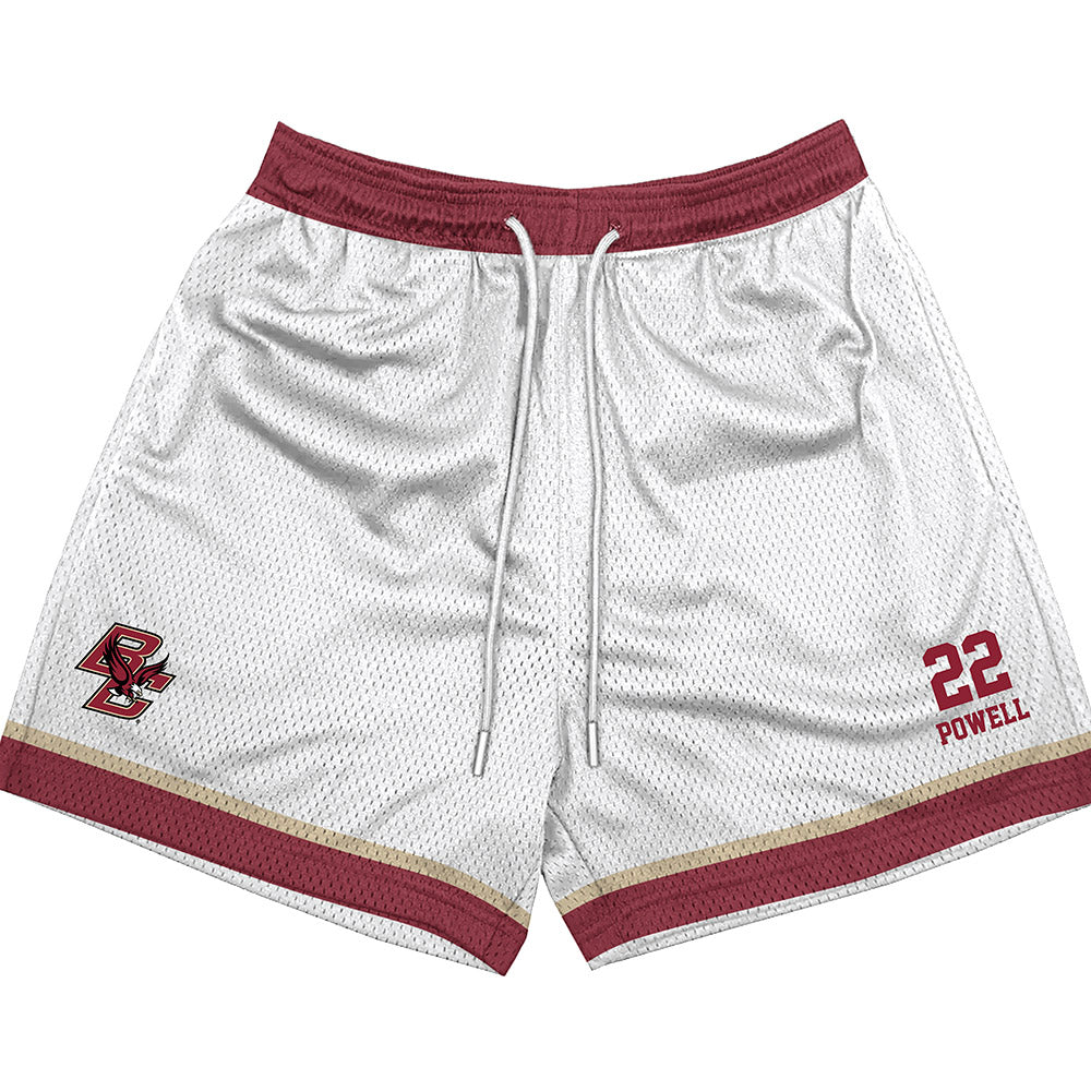 Boston College - NCAA Women's Field Hockey : Caroline Powell - White Shorts-0