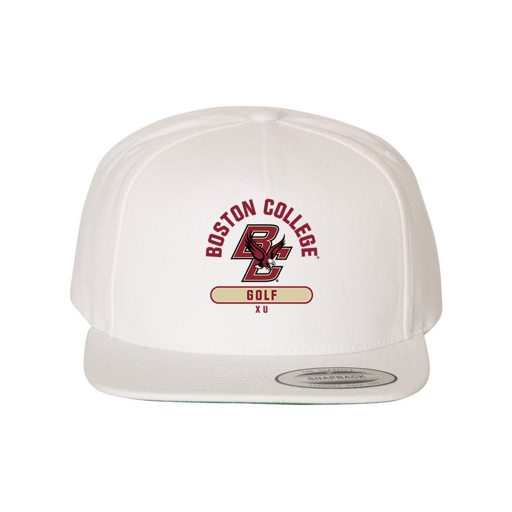 Boston College - NCAA Men's Golf : Brian Xu - Snapback Hat-0
