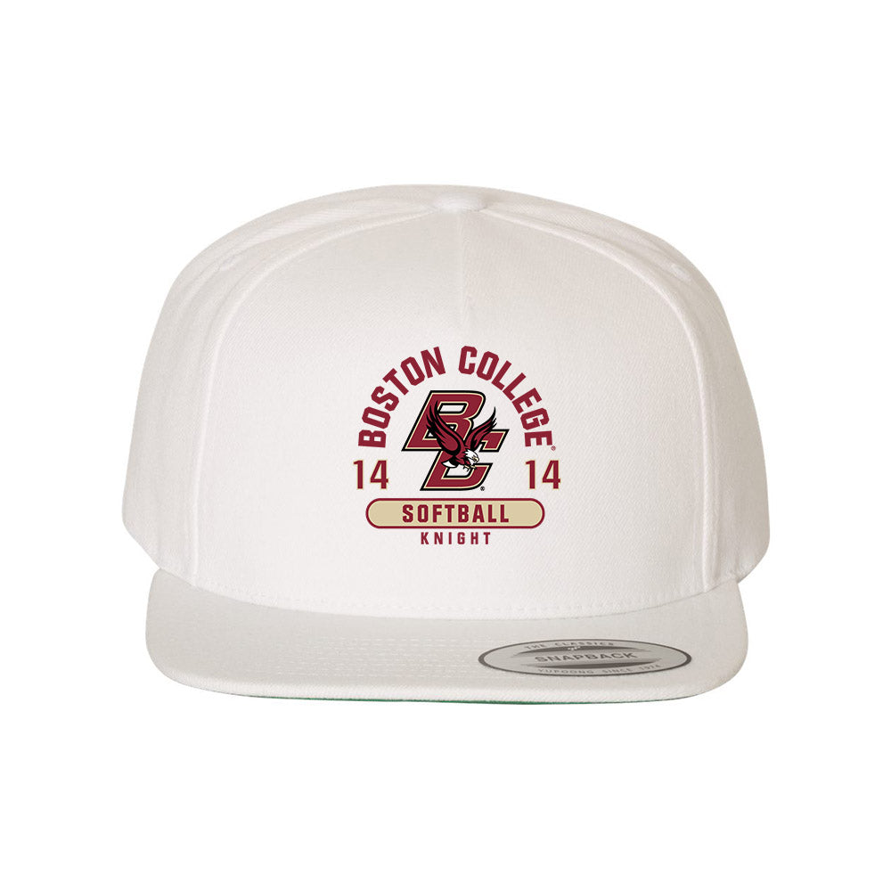 Boston College - NCAA Softball : Emma Knight - Snapback Hat-0