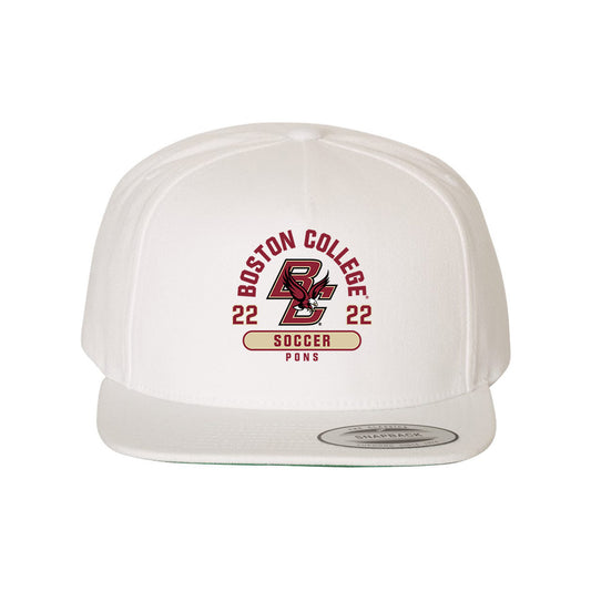 Boston College - NCAA Men's Soccer : Charles Pons - Snapback Hat-0