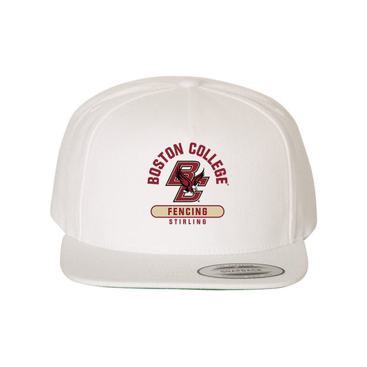 Boston College - NCAA Men's Fencing : Henry Stirling - Snapback Hat-0