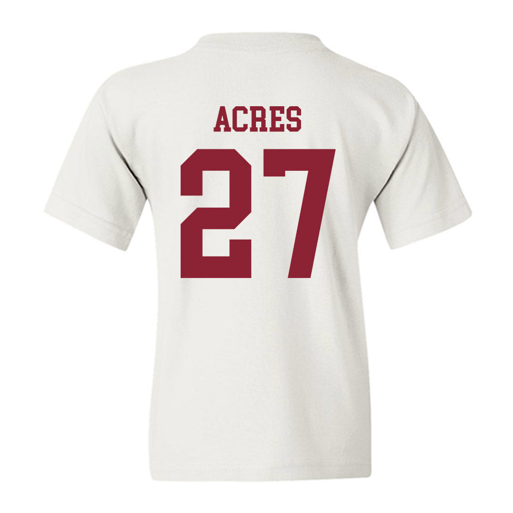 SCU - NCAA Softball : Kyla Acres - Classic Shersey Youth T-Shirt-2