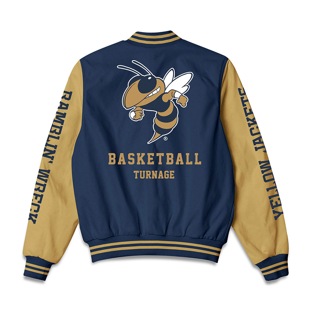 Georgia Tech - NCAA Women's Basketball : Brianna Turnage - Bomber Jacket-1