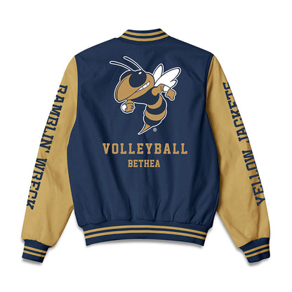 Georgia Tech - NCAA Women's Volleyball : Riley Bethea - Bomber Jacket-1