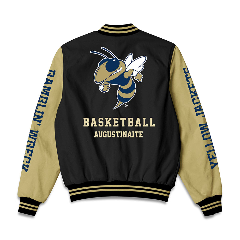 Georgia Tech - NCAA Womens Basketball : RusneAugustinaite - Bomber Jacket-1