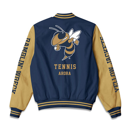 Georgia Tech - NCAA Men's Tennis : Krish Arora - Bomber Jacket-1