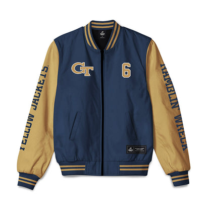 Georgia Tech - NCAA Women's Volleyball : Mana Kaneko - Bomber Jacket-0