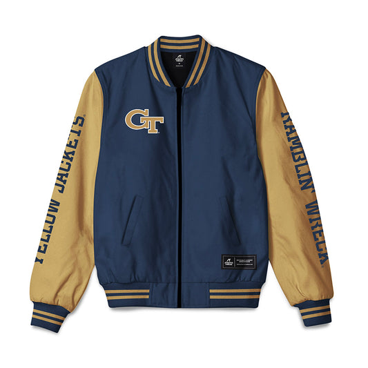 Georgia Tech - NCAA Men's Tennis : Gianluca Carlini - Bomber Jacket-0