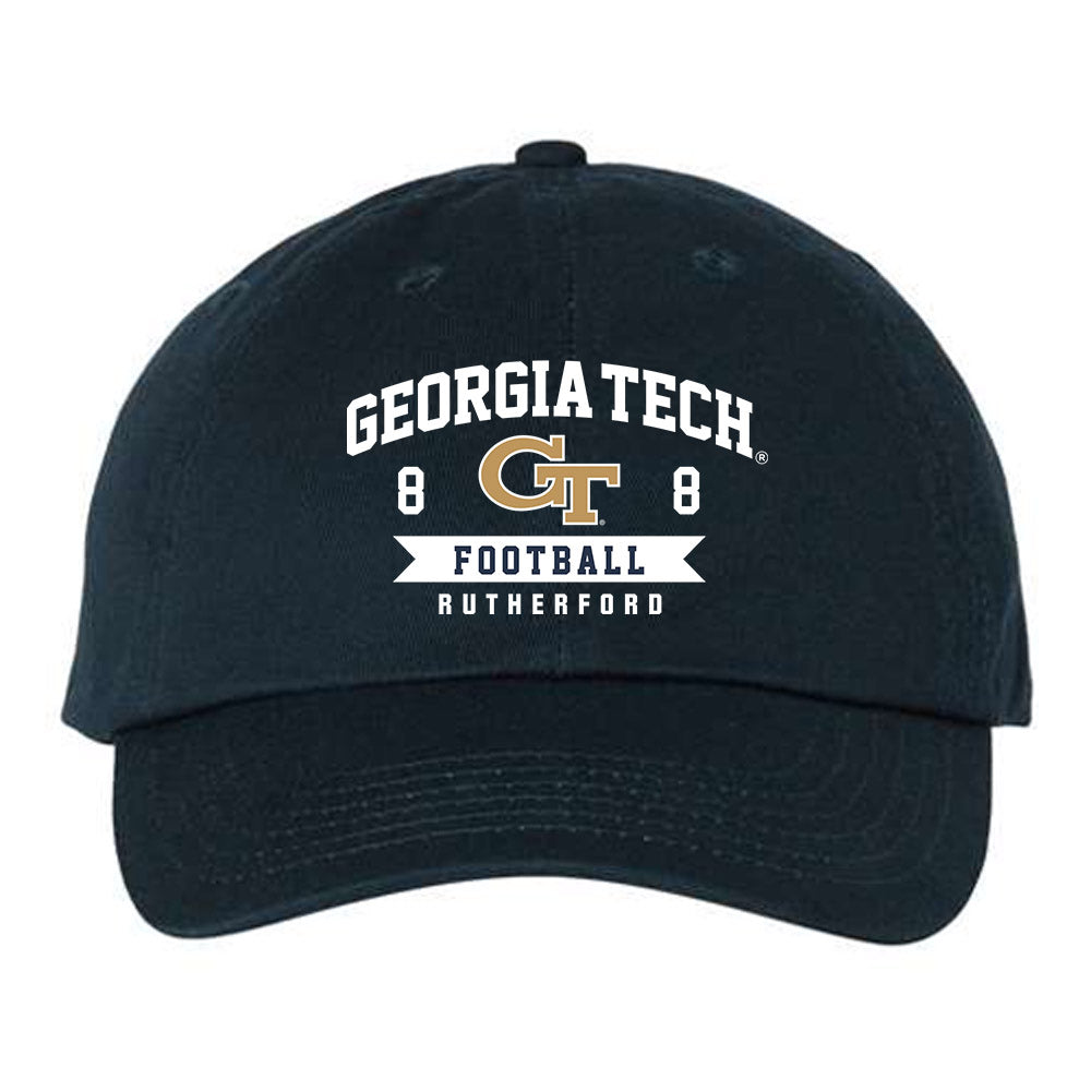 Georgia Tech - NCAA Football : Malik Rutherford - Dad Hat-0
