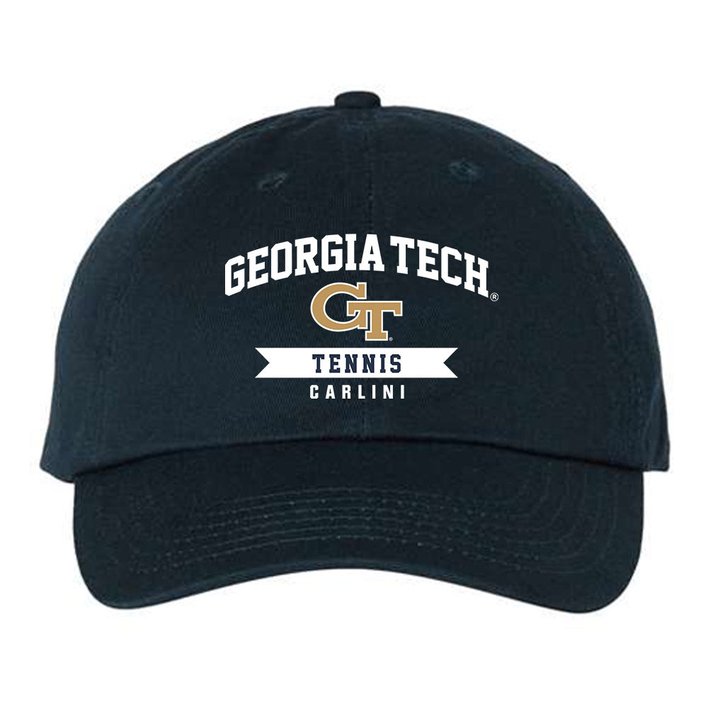Georgia Tech - NCAA Men's Tennis : Gianluca Carlini - Dad Hat-0