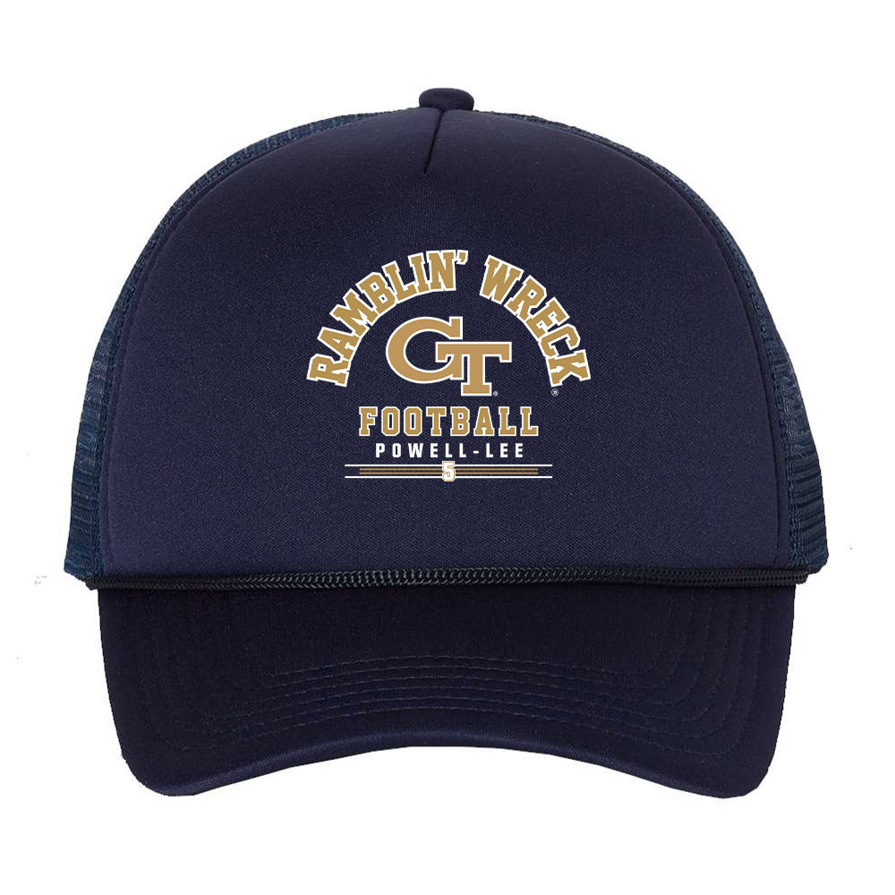 Georgia Tech - NCAA Football : Clayton Powell-Lee - Trucker Hat-0