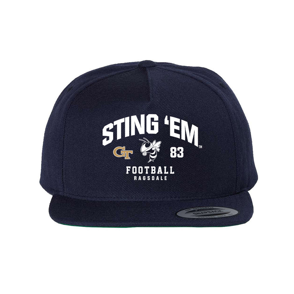 Georgia Tech - NCAA Football : Blake Ragsdale - Snapback Hat-0