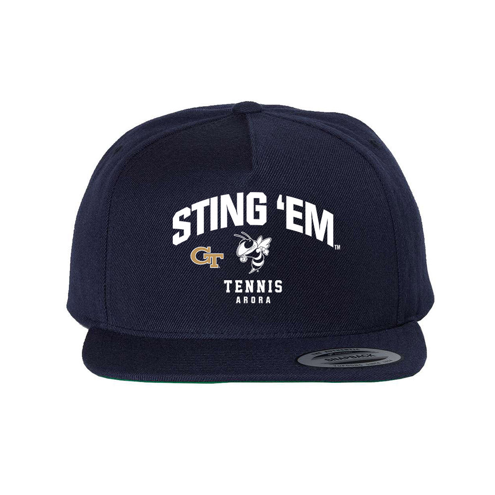 Georgia Tech - NCAA Men's Tennis : Krish Arora - Snapback Hat-0