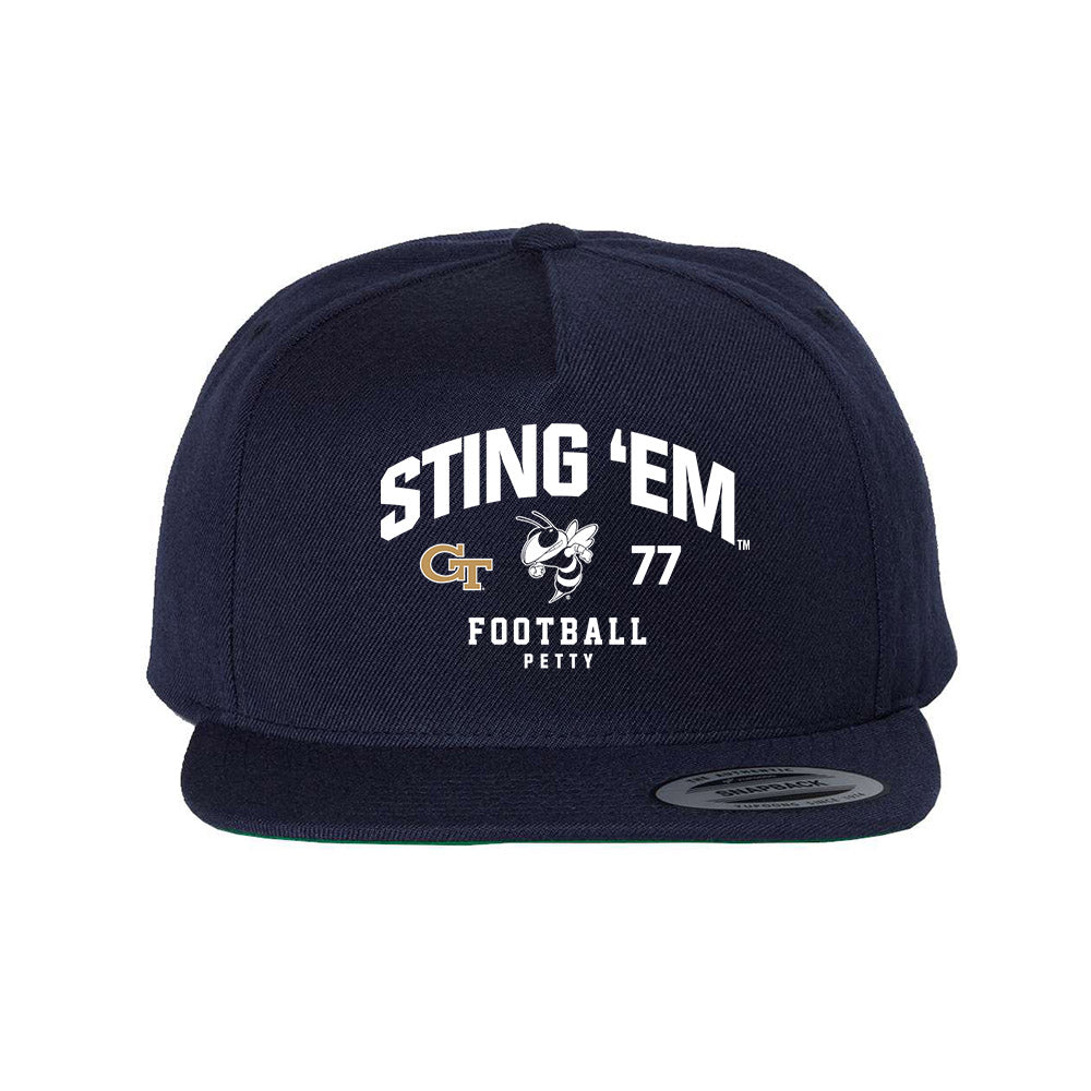 Georgia Tech - NCAA Football : Josh Petty - Snapback Hat-0