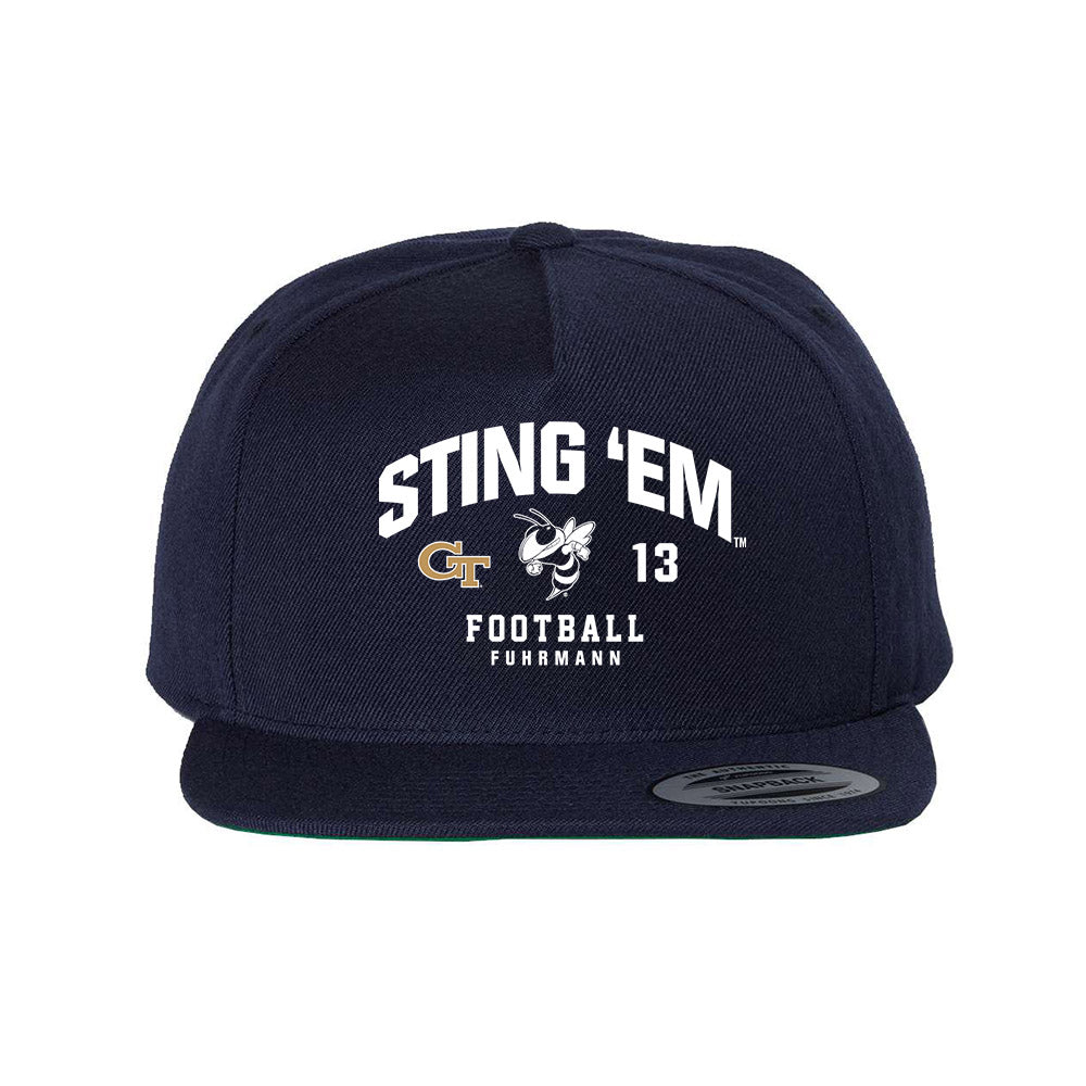 Georgia Tech - NCAA Football : Isaiah Fuhrmann - Snapback Hat-0
