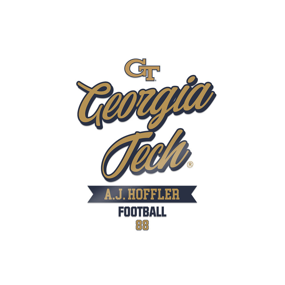 Georgia Tech - NCAA Football : A.J. Hoffler - Sticker-0