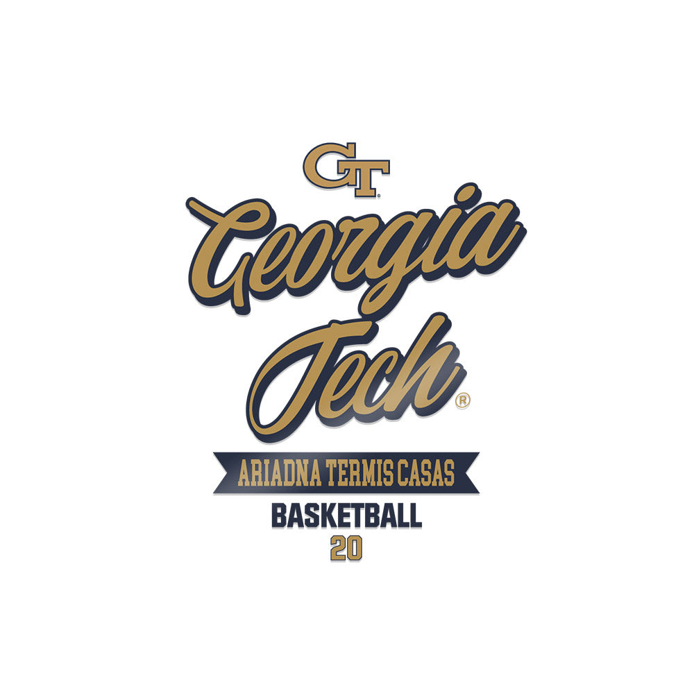 Georgia Tech - NCAA Women's Basketball : Ariadna Termis Casas - Sticker-0