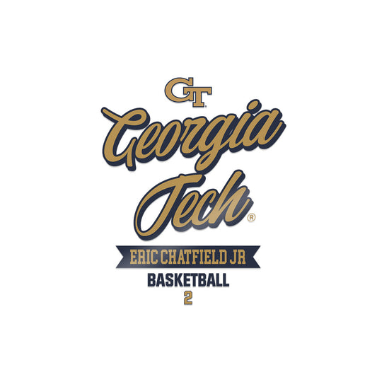 Georgia Tech - NCAA Men's Basketball : Eric Chatfield Jr - Sticker-0
