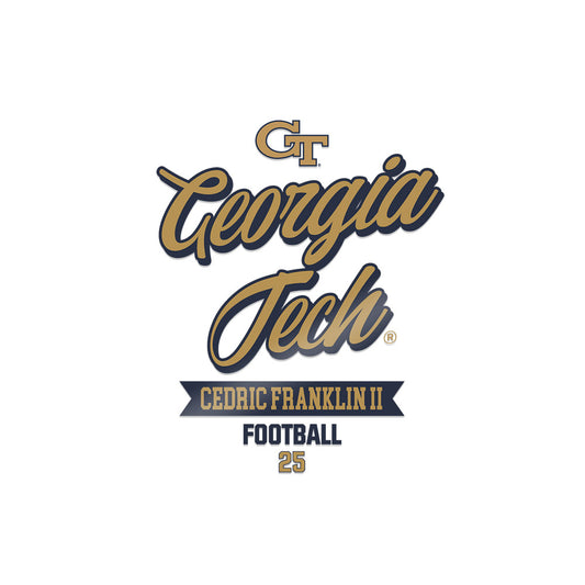 Georgia Tech - NCAA Football : Cedric Franklin Ii - Sticker-0