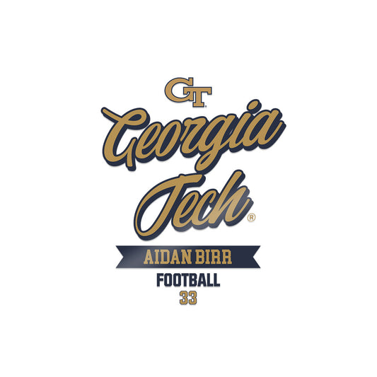 Georgia Tech - NCAA Football : Aidan Birr - Sticker-0