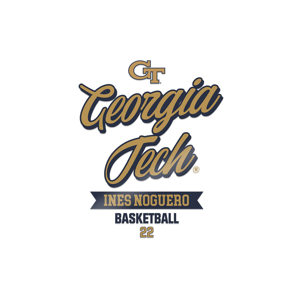 Georgia Tech - NCAA Women's Basketball : Ines Noguero - Sticker-0