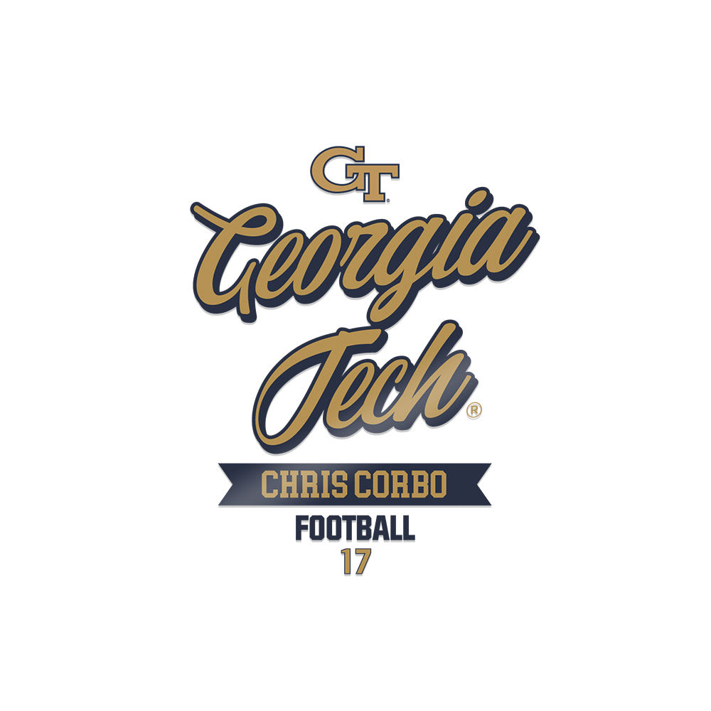 Georgia Tech - NCAA Football : Chris Corbo - Sticker-0