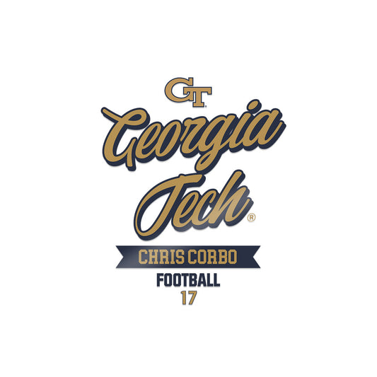 Georgia Tech - NCAA Football : Chris Corbo - Sticker-0