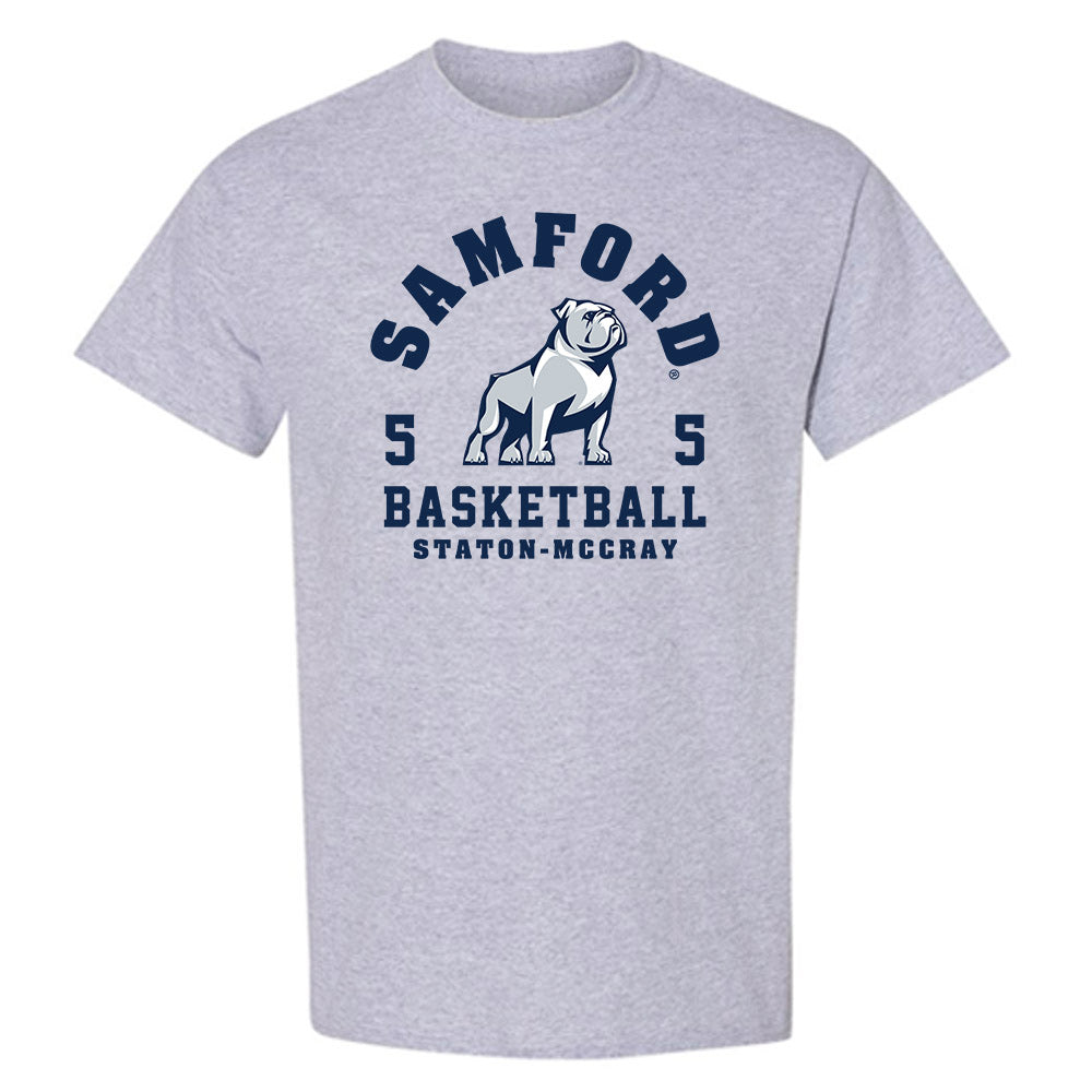 Samford - NCAA Men's Basketball : AJ Staton-McCray - Fashion Shersey T-Shirt-0