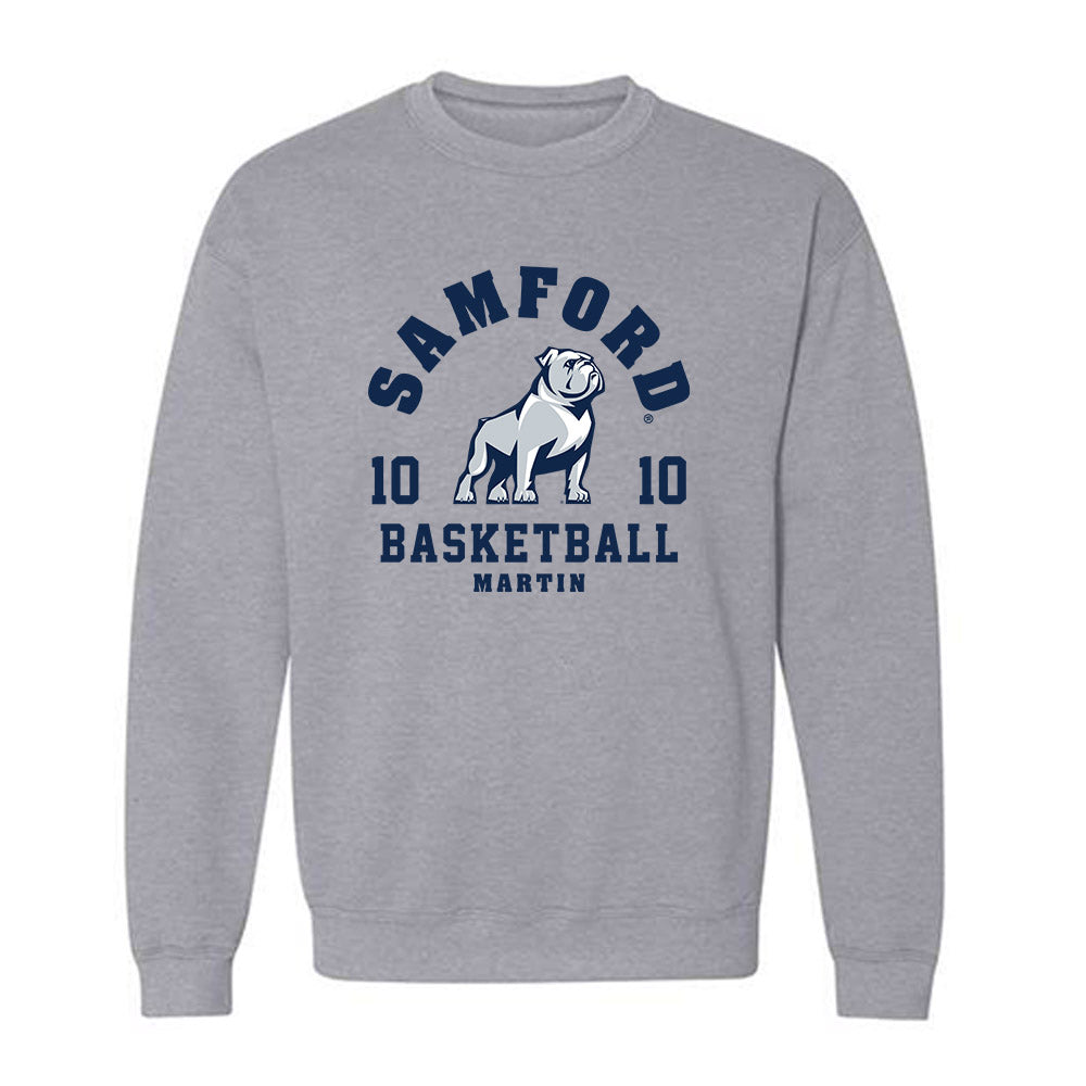 Samford - NCAA Men's Basketball : Kam Martin - Fashion Shersey Crewneck Sweatshirt-0