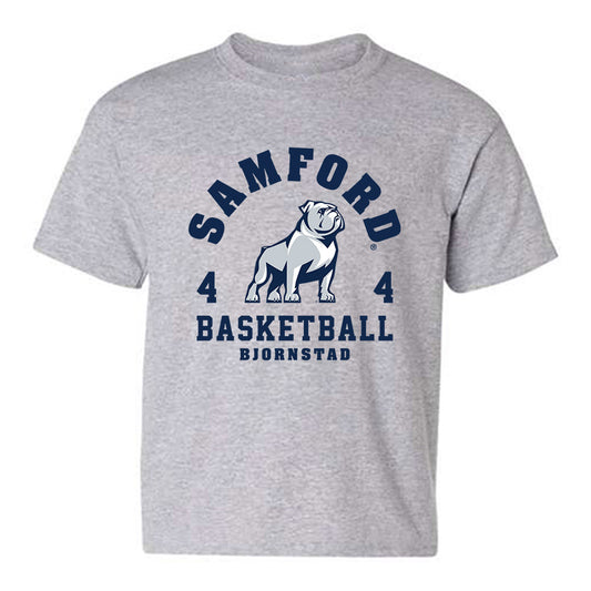 Samford - NCAA Men's Basketball : Judson Bjornstad - Fashion Shersey Youth T-Shirt-0
