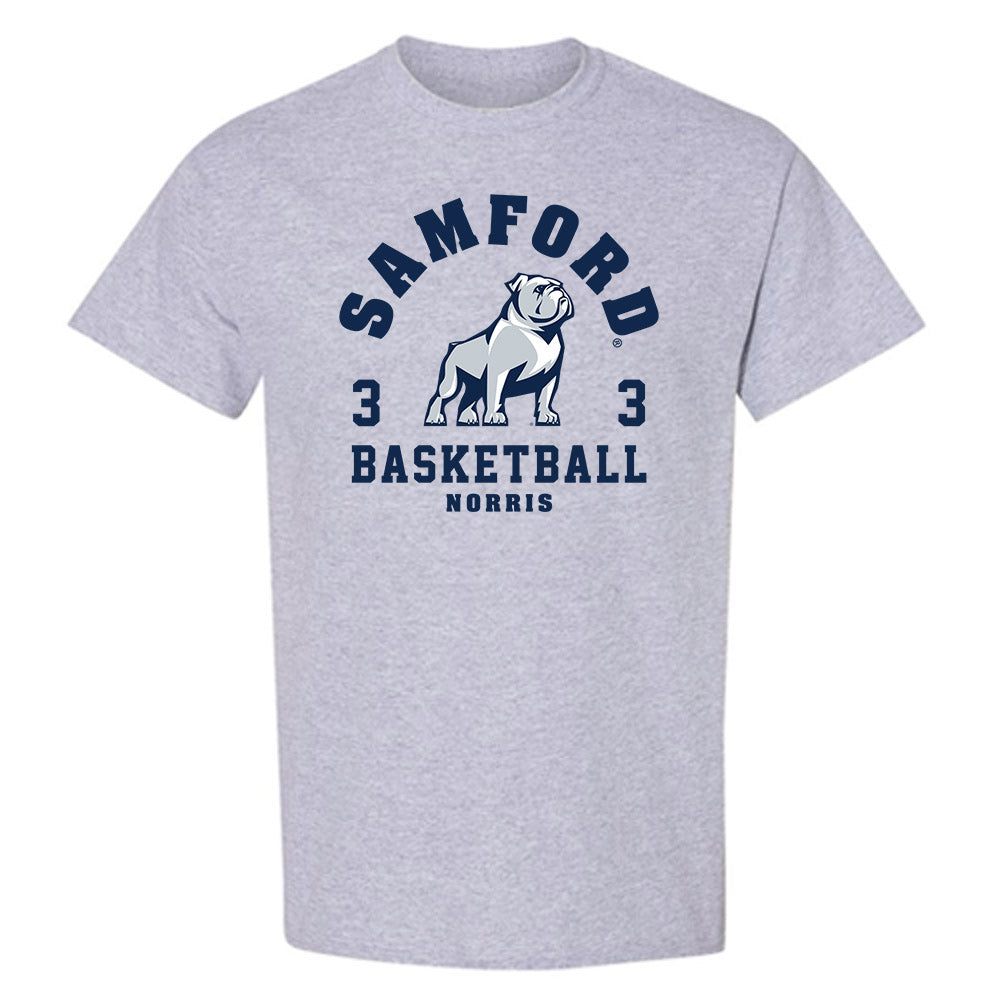 Samford - NCAA Men's Basketball : Keaton Norris - Fashion Shersey T-Shirt-0
