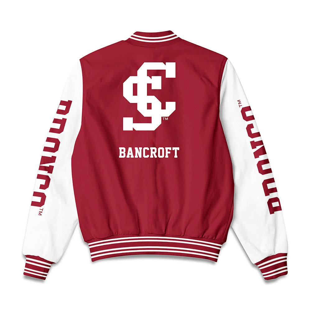 SCU - NCAA Men's Water Polo : Weston Bancroft - Bomber Jacket-1
