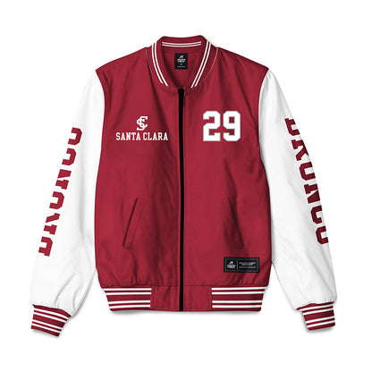 SCU - NCAA Men's Soccer : Andrew Sullivan - Bomber Jacket-0