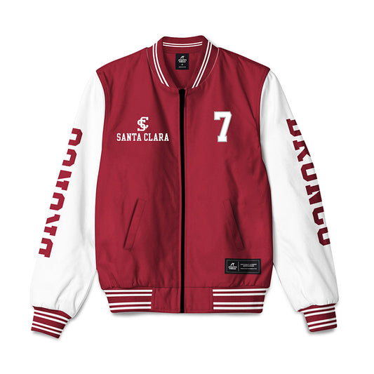 SCU - NCAA Men's Basketball : KJ Cochran - Bomber Jacket-0