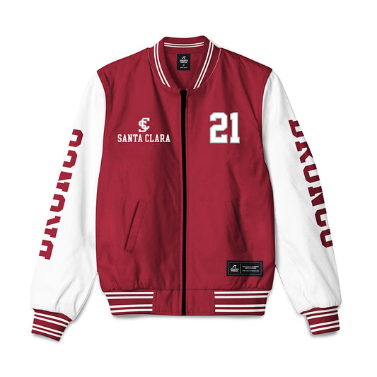 SCU - NCAA Men's Basketball : Camaron Tongue - Bomber Jacket