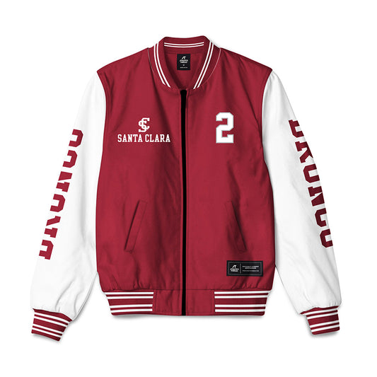 SCU - NCAA Beach Volleyball : Noelle Niederman - Bomber Jacket-0