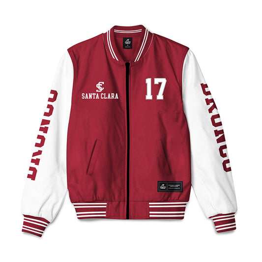 SCU - NCAA Baseball : Will Anderson - Bomber Jacket-0