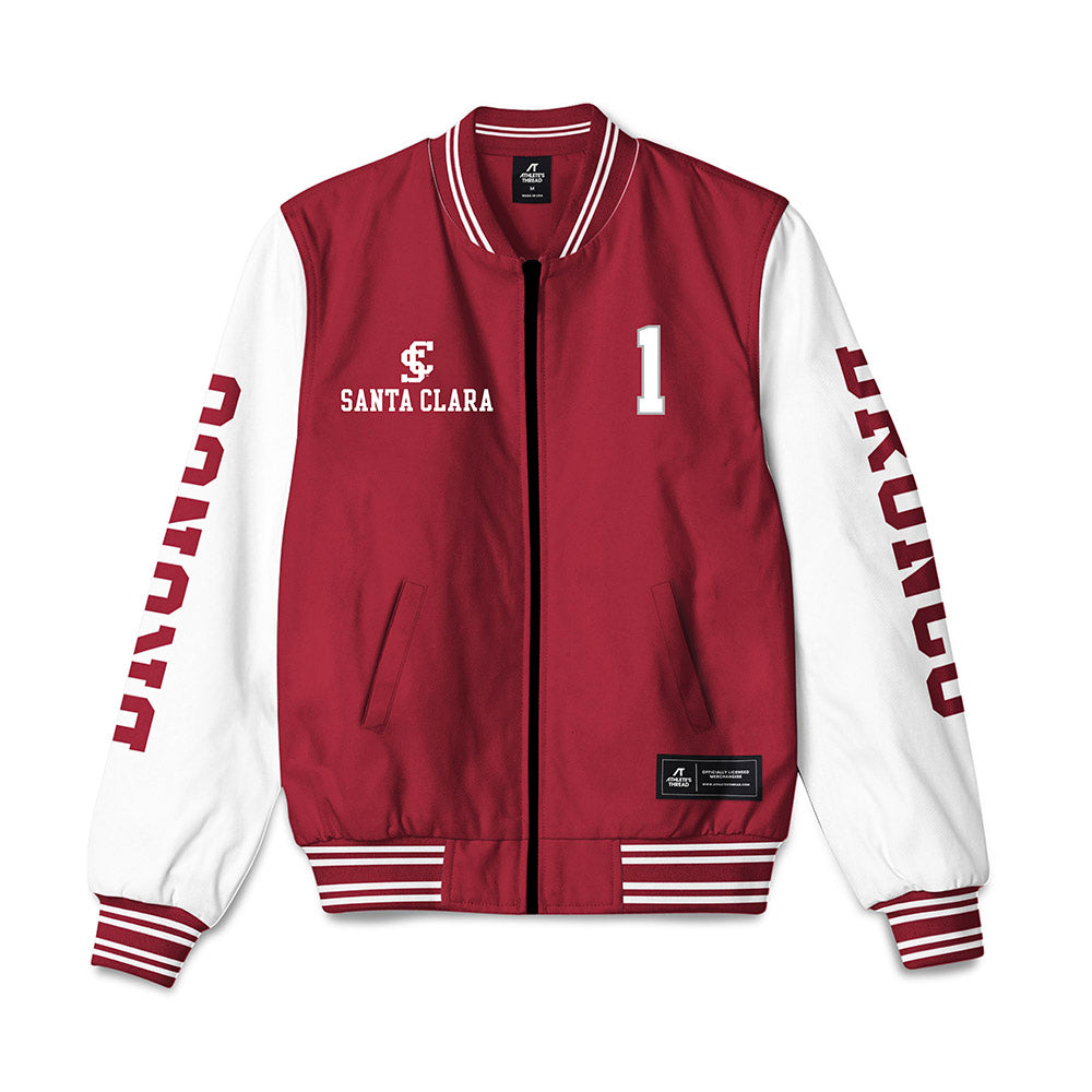 SCU - NCAA Men's Basketball : Tyeree Bryan - Bomber Jacket