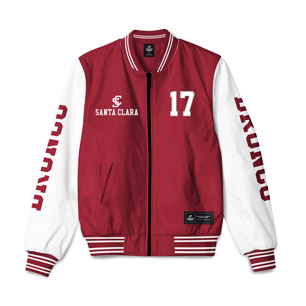 SCU - NCAA Beach Volleyball : Mandy Hansen - Bomber Jacket-0