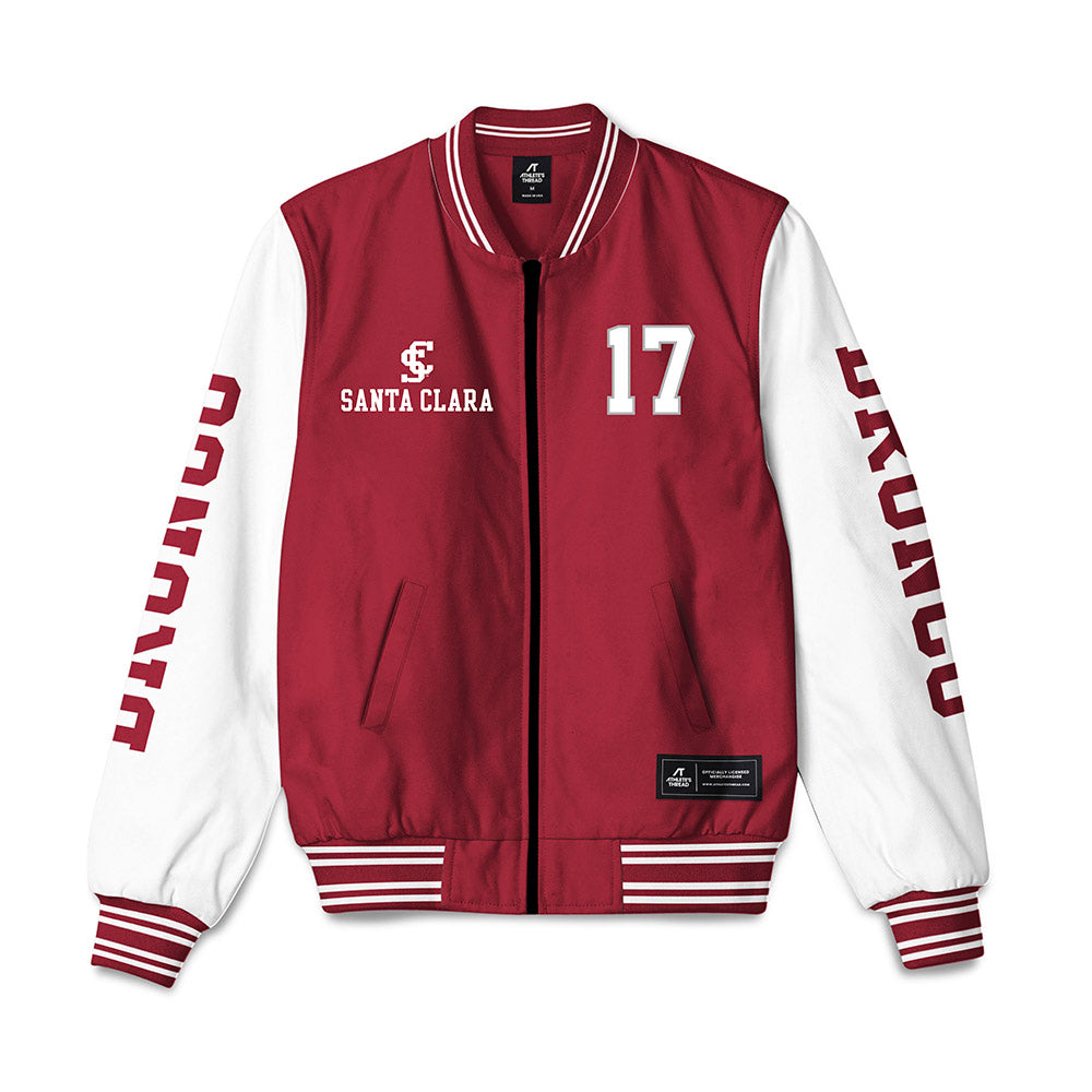 SCU - NCAA Women's Water Polo : Julia Ernsting - Bomber Jacket-0