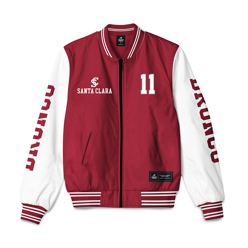 SCU - NCAA Women's Basketball : Alana Goodchild - Bomber Jacket-0