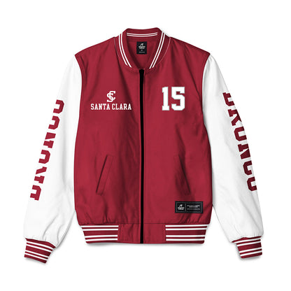 SCU - NCAA Men's Soccer : Moises Almontes - Bomber Jacket-0