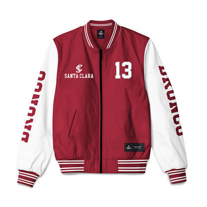 SCU - NCAA Softball : Sophia Cardinale - Bomber Jacket-0