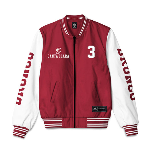 SCU - NCAA Women's Soccer : Jordan Geis - Bomber Jacket-0