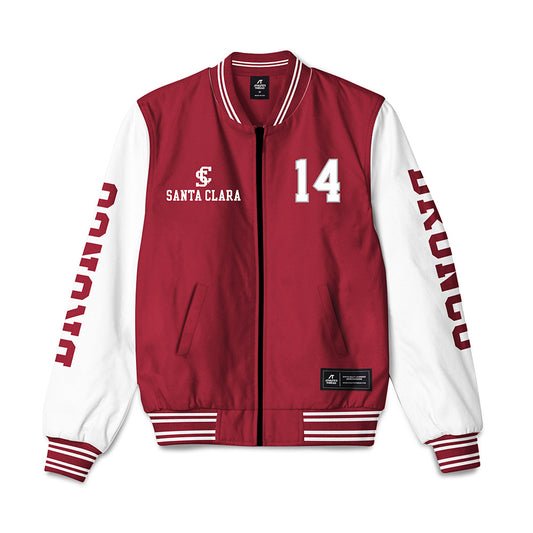 SCU - NCAA Men's Soccer : Tyler Tipton - Bomber Jacket-0