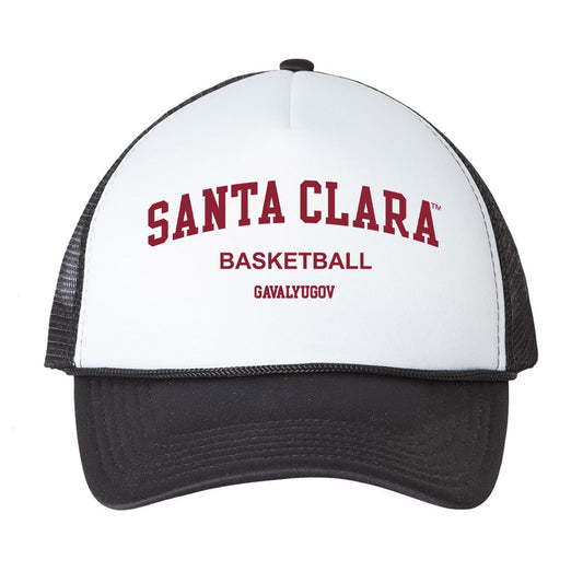 SCU - NCAA Men's Basketball : Aleksandar Gavalyugov - Trucker Hat-0
