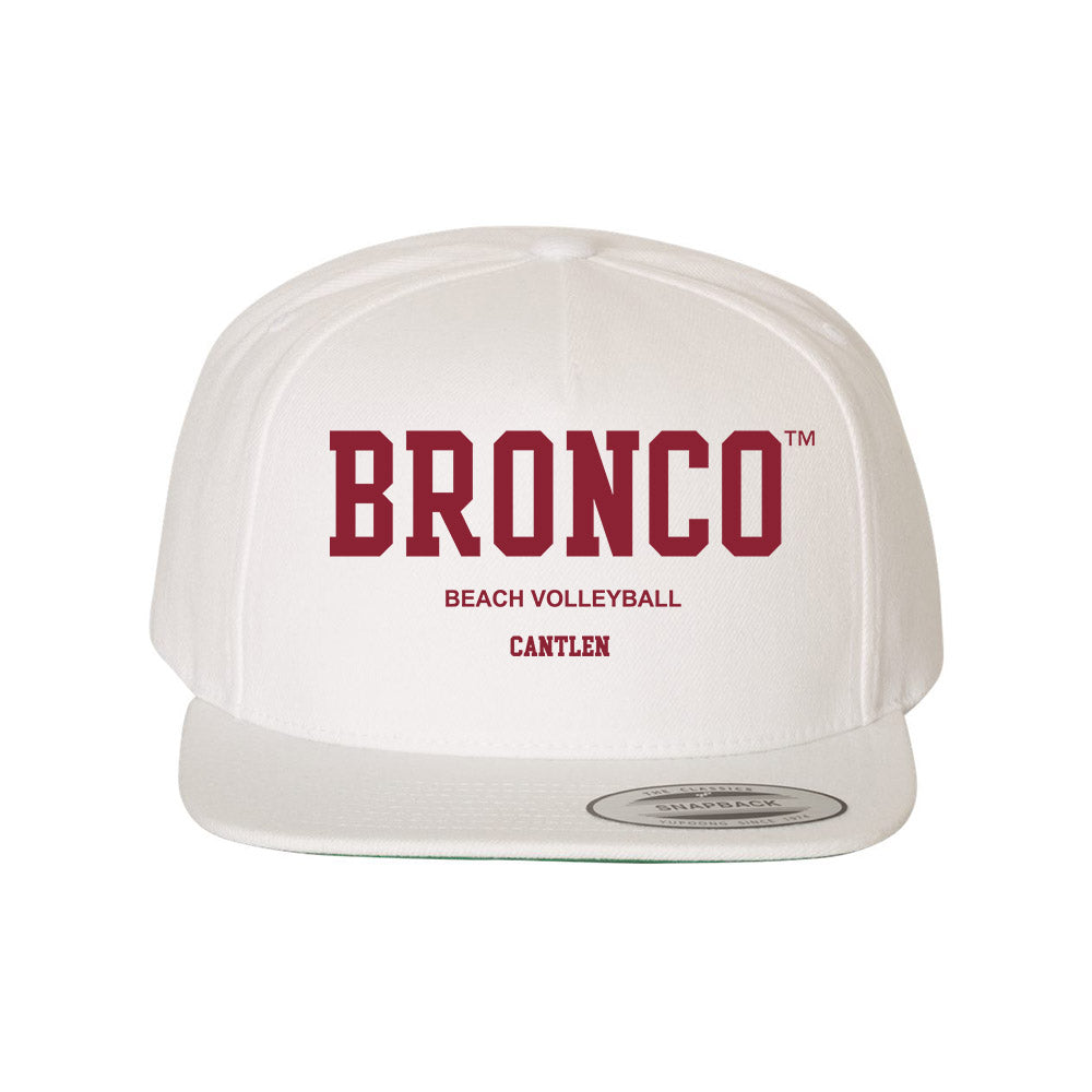 SCU - NCAA Beach Volleyball : Ciara Cantlen - Snapback Hat-0