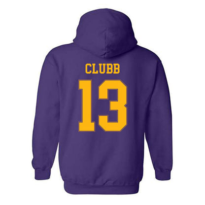 Northern Iowa - NCAA Women's Volleyball : Calia Clubb - Classic Shersey Hooded Sweatshirt-1