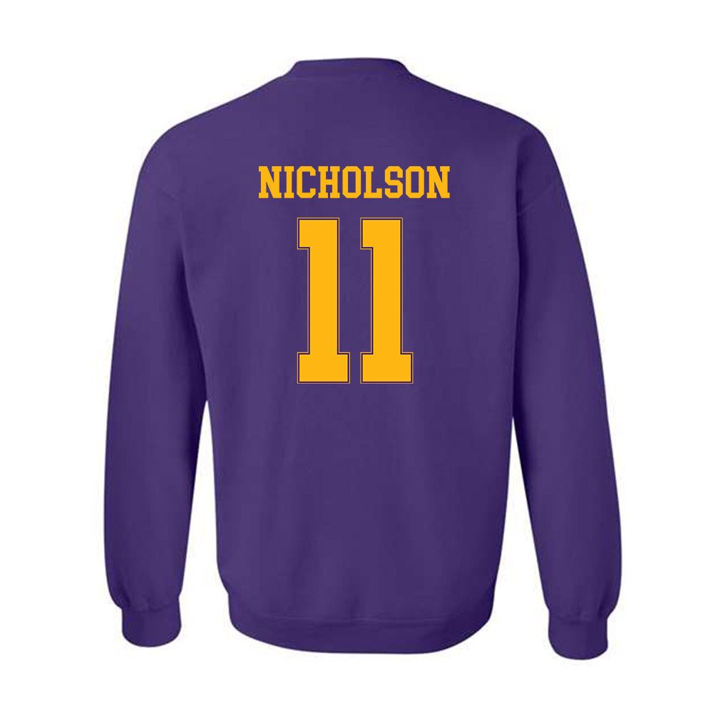 Northern Iowa - NCAA Women's Basketball : Mya Nicholson - Classic Shersey Crewneck Sweatshirt-1